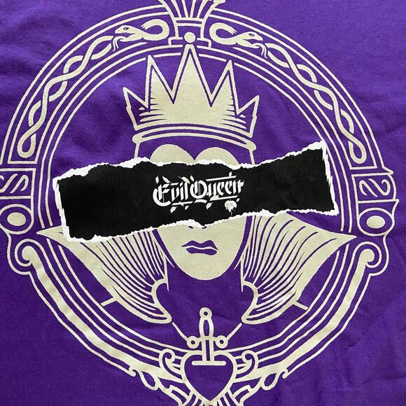 Disney Villains Evil Queen Purple X Large XL T-Shirt Loot Crate Exclusive - Picture 5 of 7